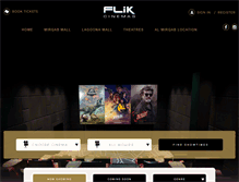 Tablet Screenshot of flikcinemas.com